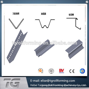 Good performance supermarket shelf pillar cold roll forming machine with high graded superiority